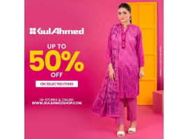 Gul Ahmed Gul Idea Summer Clearance Sale Upto 50% OFF